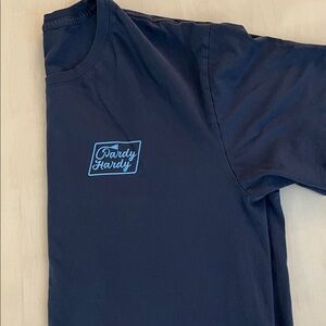 Pardy Hardy Navy Blue T-Shirt with Logo